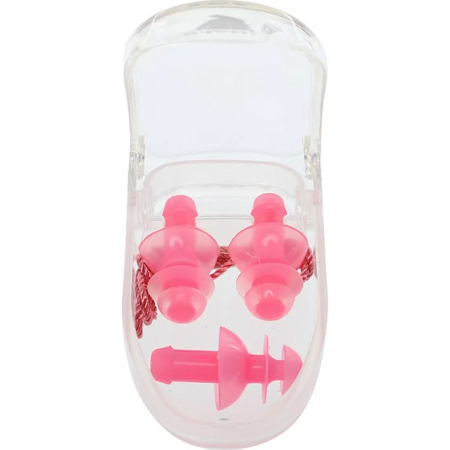 Беруши для плавания на шнурке Ear Plug YINGFA R086 (Розовый)
