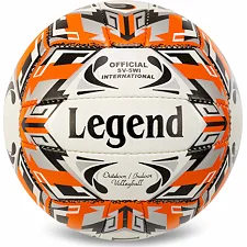 Волейбольный мяч LEGEND VB-3125 №5 PU (Белый-черный-оранжевый)