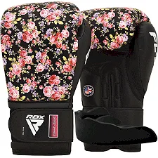Боксерские перчатки RDX FL-5 BLACK (капа в комплекте)