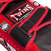 Тай-пэд ударный для Муай Тай изогнутый с ремнями и ручкой кожа TWINS
 FKPL10-43-XL 39х20х10см 1шт (Красный-черный)