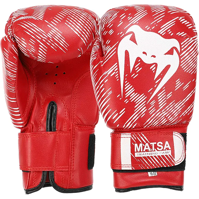 Распродажа! Перчатки для бокса MATSA MA-0033 ЮНИОР (Красный)