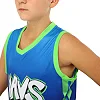 Дитяча баскетбольна форма
 NBA клуб Mavs 77 BA-3796 (Темно-синій-блакитний-салатовий)