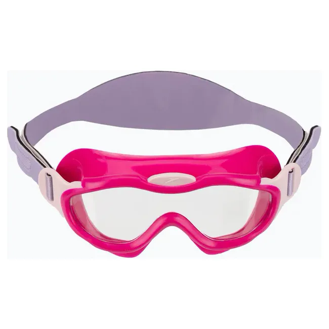 Детские очки для плавания Speedo SEA SQUAD MASK JU бордовый, фиолетовый OSFM