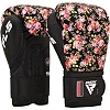Боксерские перчатки RDX FL-5 BLACK (капа в комплекте)