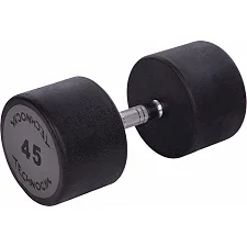 Гантель профессиональная с полиуретановым покрытием TECHNOGYM LN-1254-45 1шт 45кг