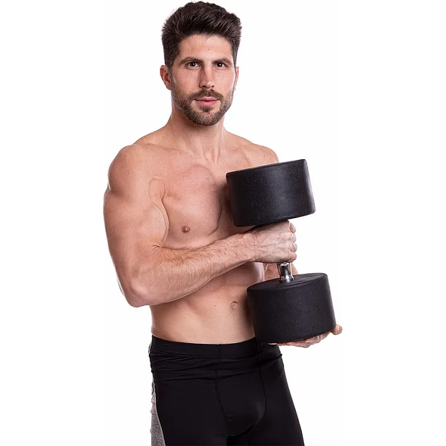 Гантель професійна
 з поліуретановим покриттям TECHNOGYM LN-1254-45 1шт 45кг