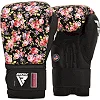 Боксерские перчатки RDX FL-5 BLACK (капа в комплекте)