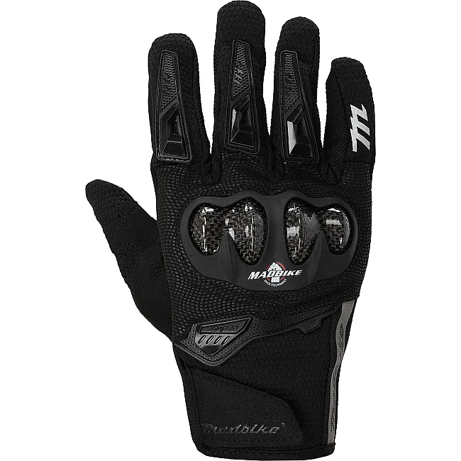 Мотоперчатки MADBIKE MAD-66 (Черный)