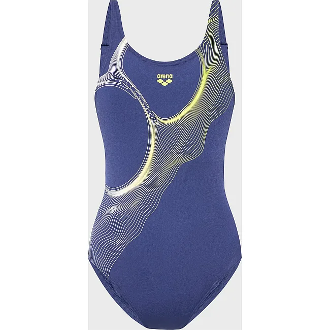 Купальник закритий для жінок Arena RIPPLES SWIMSUIT U BACK B синій