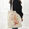 Экошопер BookOpt BK4050 Игривый кот с бабочкой бежевый