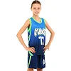 Дитяча баскетбольна форма
 NBA клуб Mavs 77 BA-3796 (Темно-синій-блакитний-салатовий)