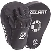 Лапа боксерская изогнутая тренировочная PU ZELART BO-1350 25x19x4см 2штуки (Черный)