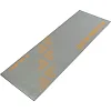 Коврик для фитнеса и спорта с люверсами для хранения Mdbuddy FI-2785 175x61x0,8см (Серый)