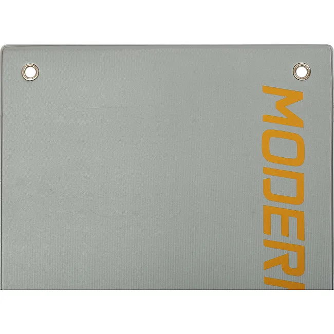 Коврик для фитнеса и спорта с люверсами для хранения Mdbuddy FI-2785 175x61x0,8см (Серый)
