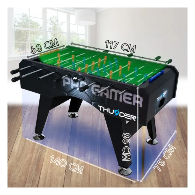 Настільний футбол THUNDER 5FT PRO, 140 x 74 x 88 см