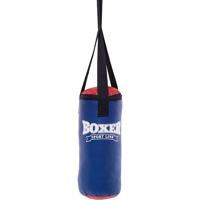 Набір боксерський дитячий груша та рукавички BOXER
 1008-2026 (Чорний-червоний)