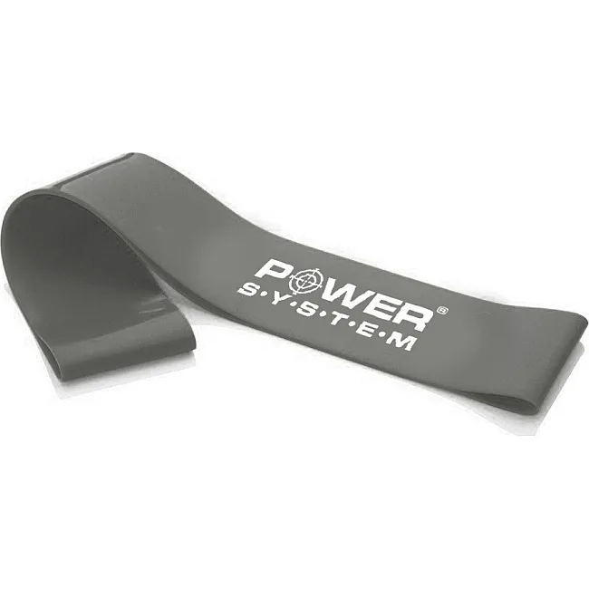 Фітнес резинка POWER SYSTEM PS-4063 Flex Loop Strong Grey (опір 23кг.)