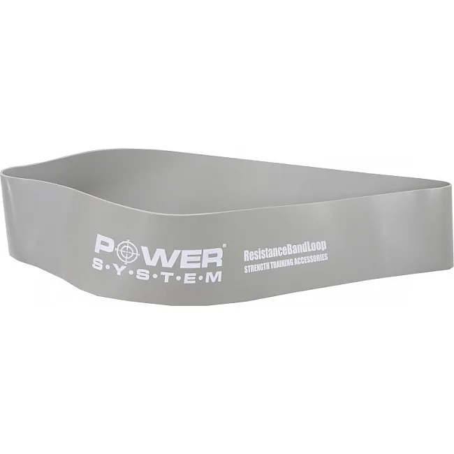 Фітнес резинка POWER SYSTEM PS-4063 Flex Loop Strong Grey (опір 23кг.)