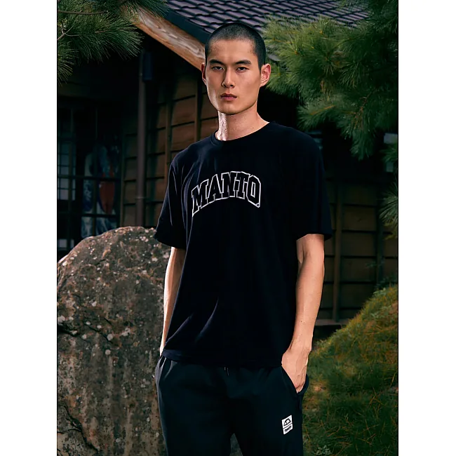 Футболка чоловіча Manto Varsity 25 Black Onyx