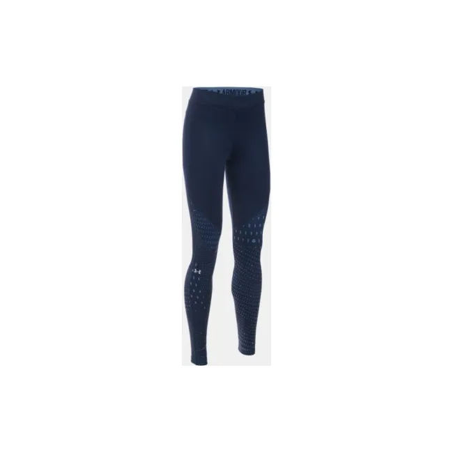 Женские компрессионные леггинсы Under Armour Womens ColdGear Graphic Legging Navy