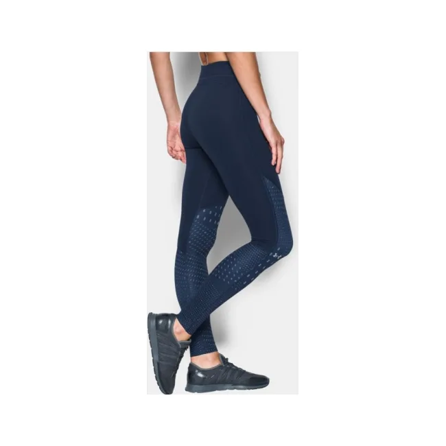 Женские компрессионные леггинсы Under Armour Womens ColdGear Graphic Legging Navy