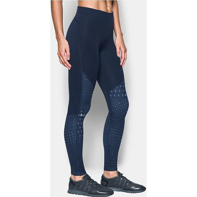Женские компрессионные леггинсы Under Armour Womens ColdGear Graphic Legging Navy