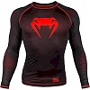 Компресійна футболка Venum Contender 3.0 T-shirt Long Sleeves Black/Red