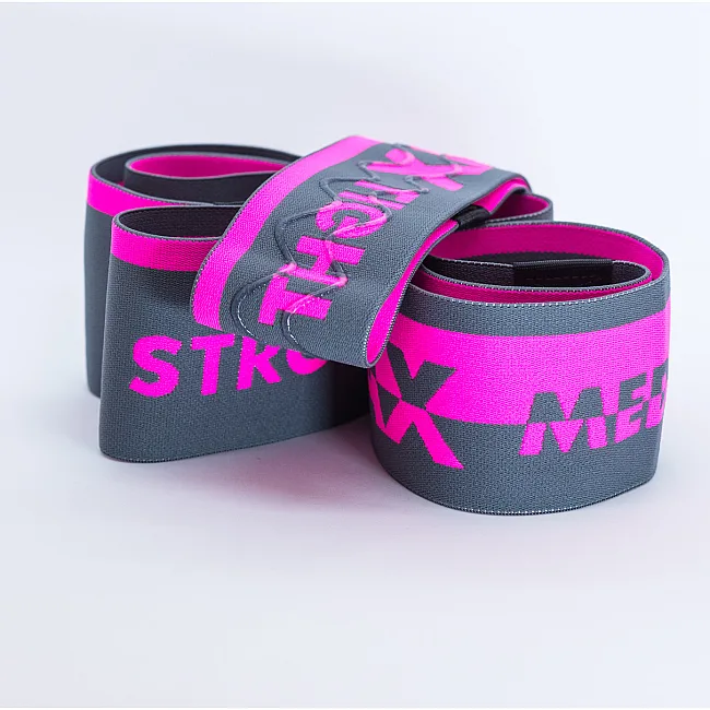 Набор резинок для фитнеса MADMAX MFA-305 Hiploop set 3 pcs. Grey/Pink