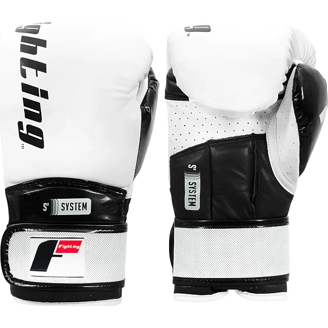 Перчатки для бокса Fighting S2 GEL Power White Black