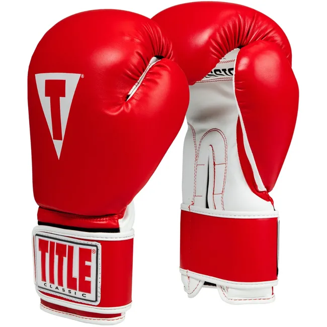 Рукавиці боксу TITLE Classic Pro Style 3.0 Red White