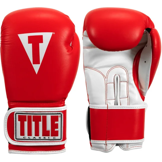 Рукавиці боксу TITLE Classic Pro Style 3.0 Red White