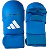 Перчатки для карате Adidas WKF (синий, 661.22)