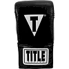 Перчатки снарядные TITLE Boxing Pro Leather 3.0 Black Grey