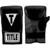 Перчатки снарядные TITLE Boxing Pro Leather 3.0 Black Grey