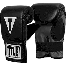 Перчатки снарядные TITLE Boxing Pro Leather 3.0 Black Grey