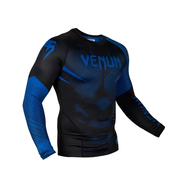 Рашгард із довгим рукавом VENUM NoGi 2.0 Black Blue