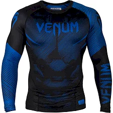 Рашгард із довгим рукавом VENUM NoGi 2.0 Black Blue