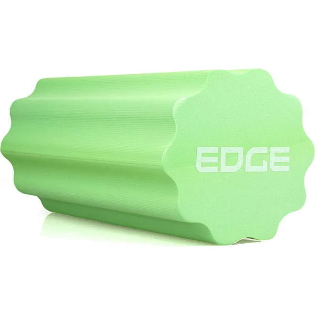 Роллер для йоги массажный EDGE профилированный EVA RO3-45 зеленый (45x15см.)