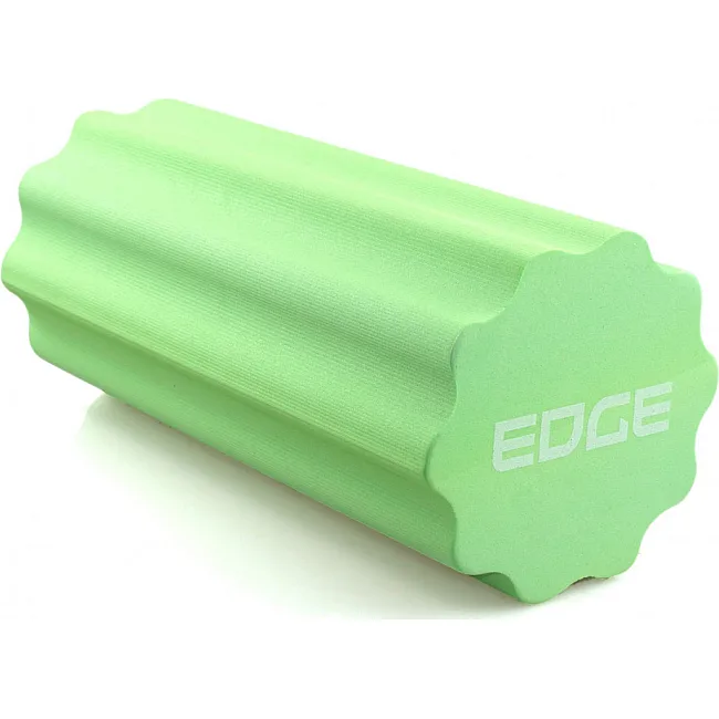Роллер для йоги массажный EDGE профилированный EVA RO3-45 зеленый (45x15см.)