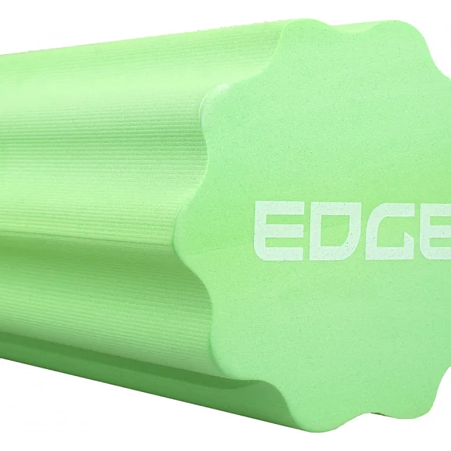 Роллер для йоги массажный EDGE профилированный EVA RO3-45 зеленый (45x15см.)