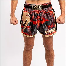 Шорти для тайського боксу VENUM Giant Camo Black Red