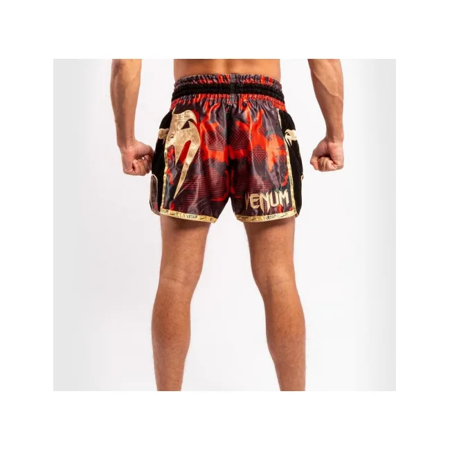 Шорти для тайського боксу VENUM Giant Camo Black Red