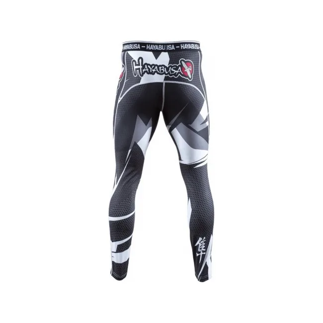 Штани компресійні HAYABUSA Metaru 47 Silver Black White