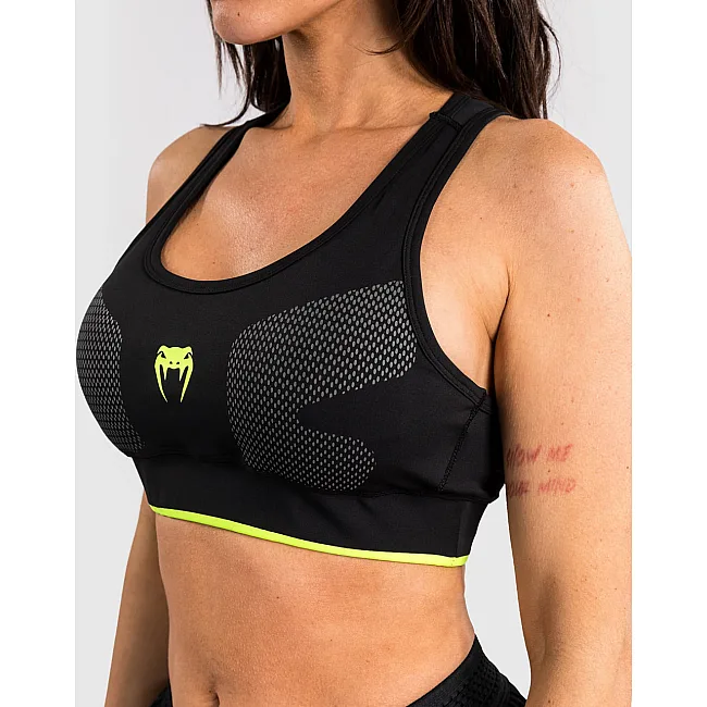Спортивне бра VENUM Training Camp 4.0 - Black/Neon Green