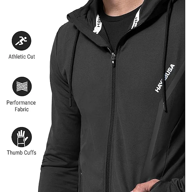 Толстовка HAYABUSA Men’s Zip-Up Performance Black