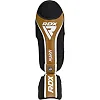 Защитные щитки для ног RDX Shin Instep Guard Aura Plus T-17 Golden