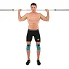 Коленные бинты для приседаний KNEE WRAPS LiveUp LP8724 2шт (Синий-черный)