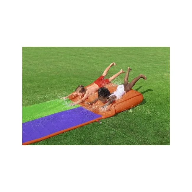 Гірка водна подвійна BESTWAY SplashCoaster, 488 см