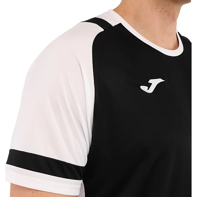 Футбольна форма комплект футболка та шорти JOMA LIDER 104285-102 4 (Чорний-білий)