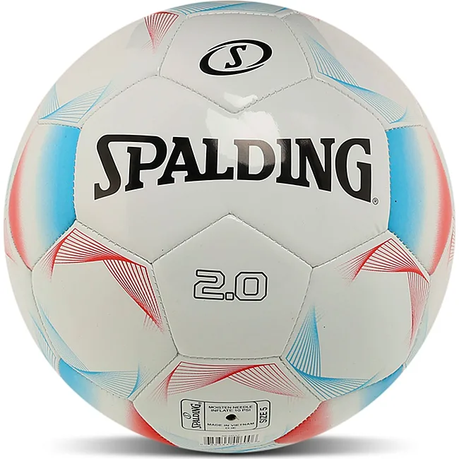 Футбольный мяч SPALDING 2.0 66003Z (Белый-голубой)